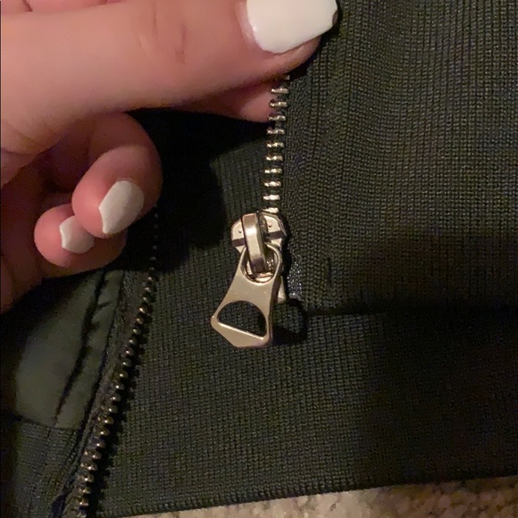 Army Green Bomber Jacket - Picture 5 of 5